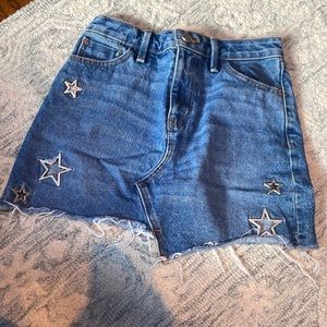 Star mini skirt